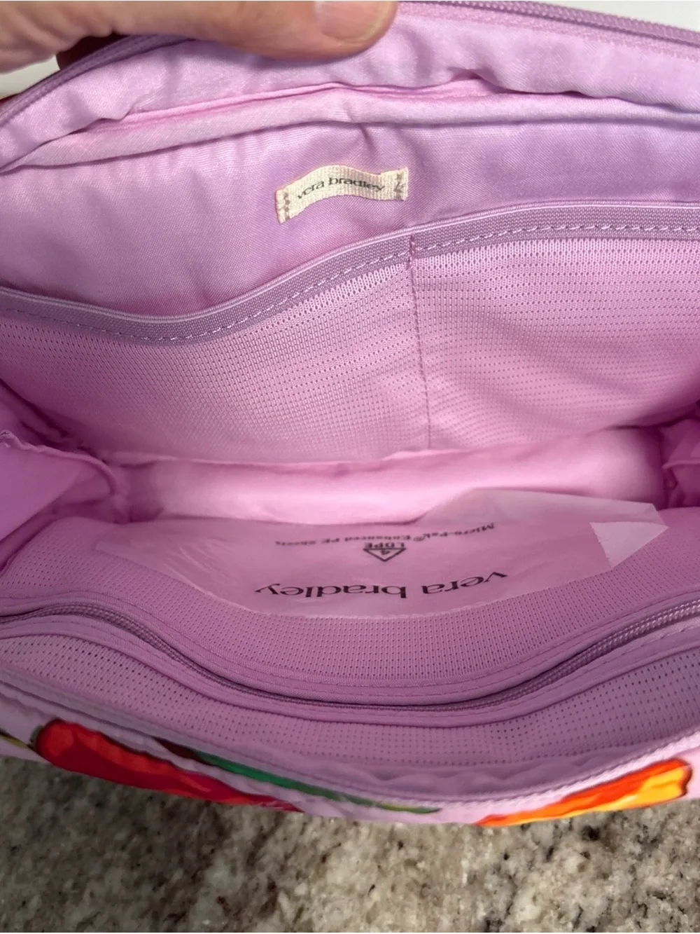VERA BRADLEY Essential Travel Organizer (SPICE IT UP) Cosmetics & More-NEW